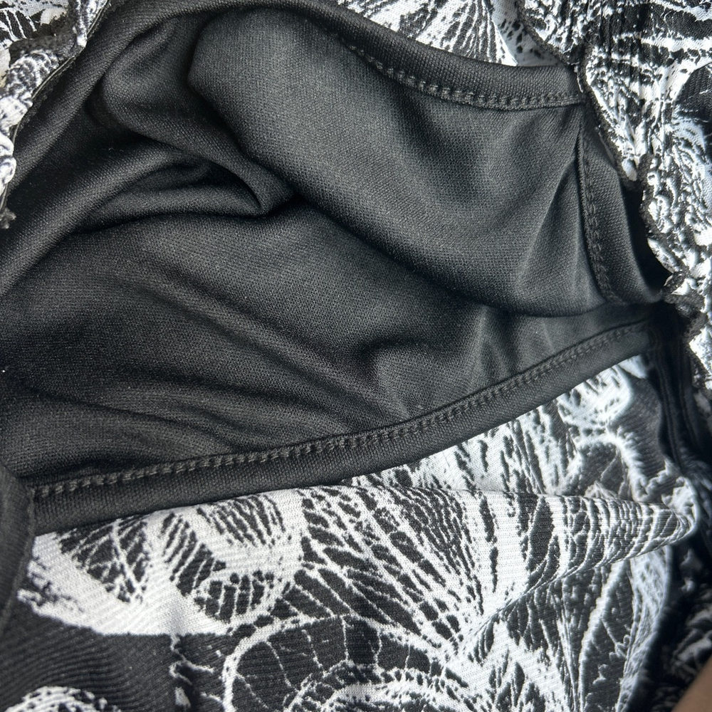 Women's Style & Co. Black & White Floral Maxi Dress XL - Picture 5 of 6